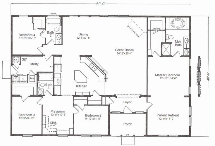 40×60 Barndominium Floor Plans with Shop: A Versatile Living and Working Space