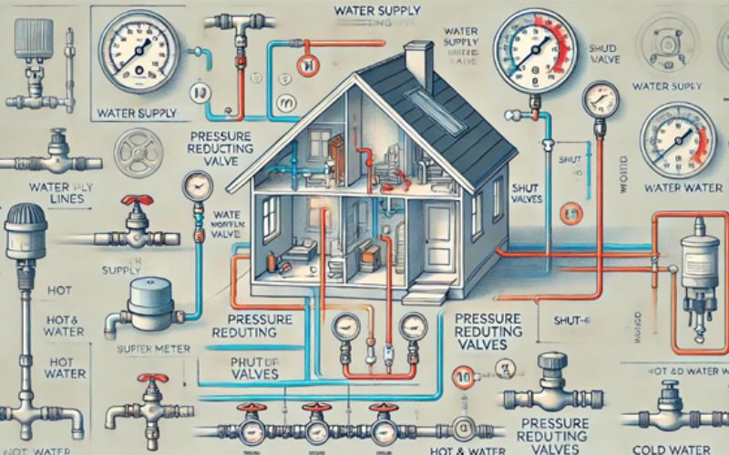 3822 Blossom Terrace Erie PA Water Floor Plans: Hook Up Diagram, Layout and How to Turn Off Water